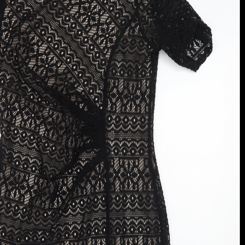 Marks and Spencer Womens Black   A-Line  Size 12