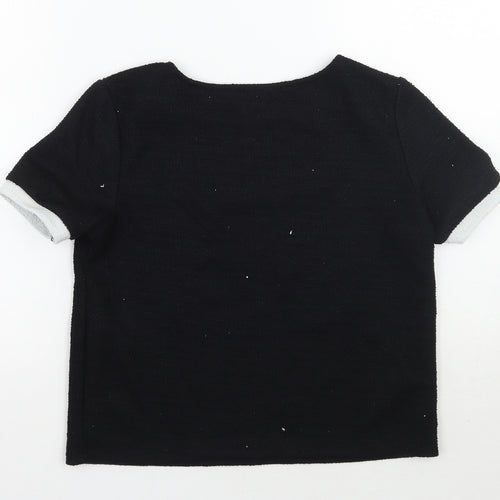Zara Womens Black   Basic T-Shirt Size S