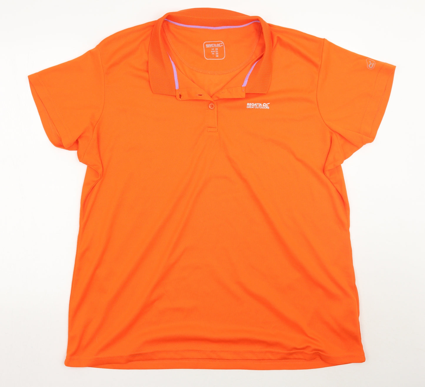 Regatta Womens Orange   Basic Polo Size 26