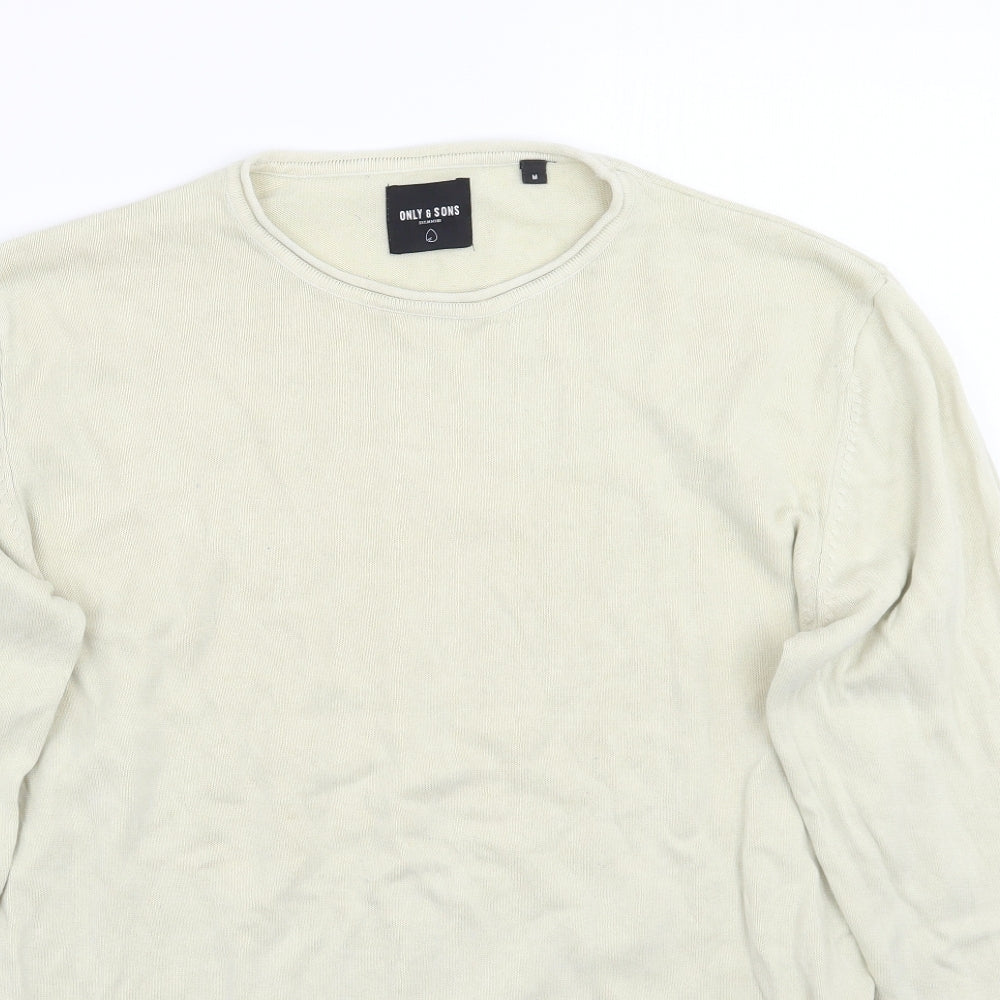 ONLY & SONS Mens Green   Pullover Jumper Size M
