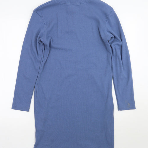 Missguided Womens Blue   Jumper Dress  Size 16