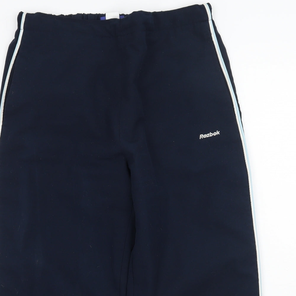 Reebok Womens Blue   Sweatpants Trousers Size 12 L20 in