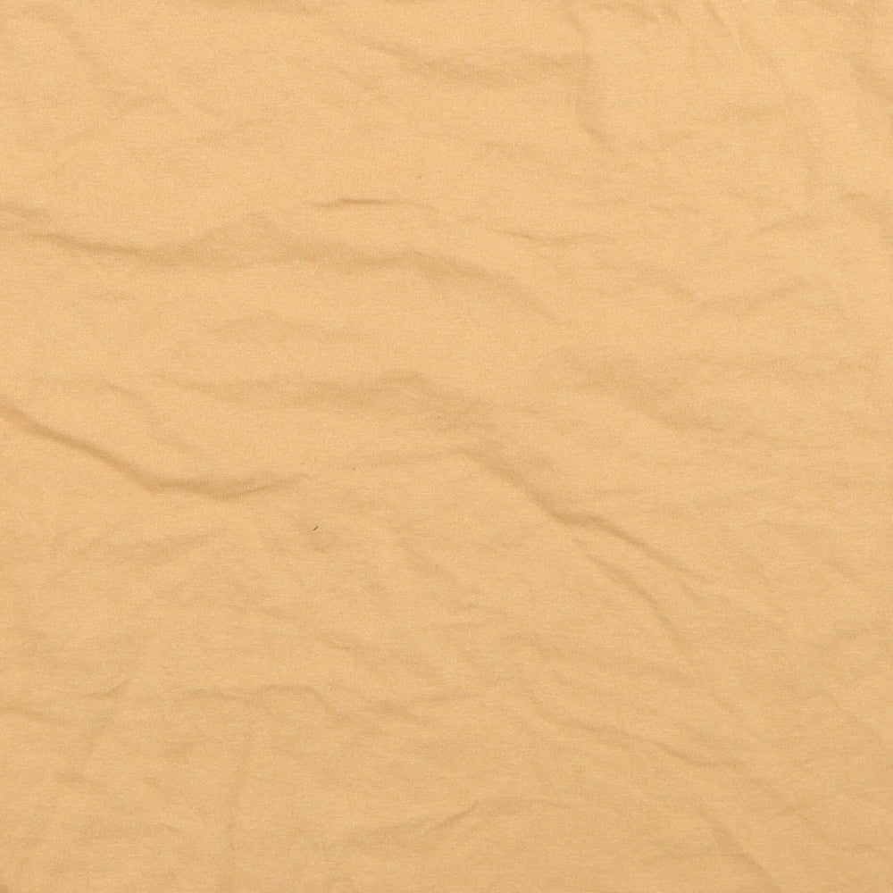 Topshop Womens Beige   Basic T-Shirt Size XS