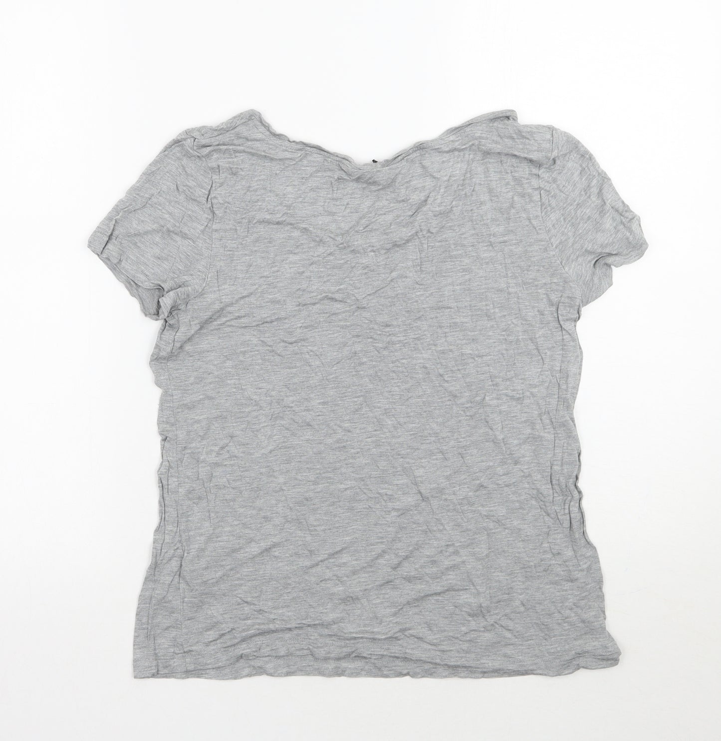 H&M Womens Grey   Basic T-Shirt Size S