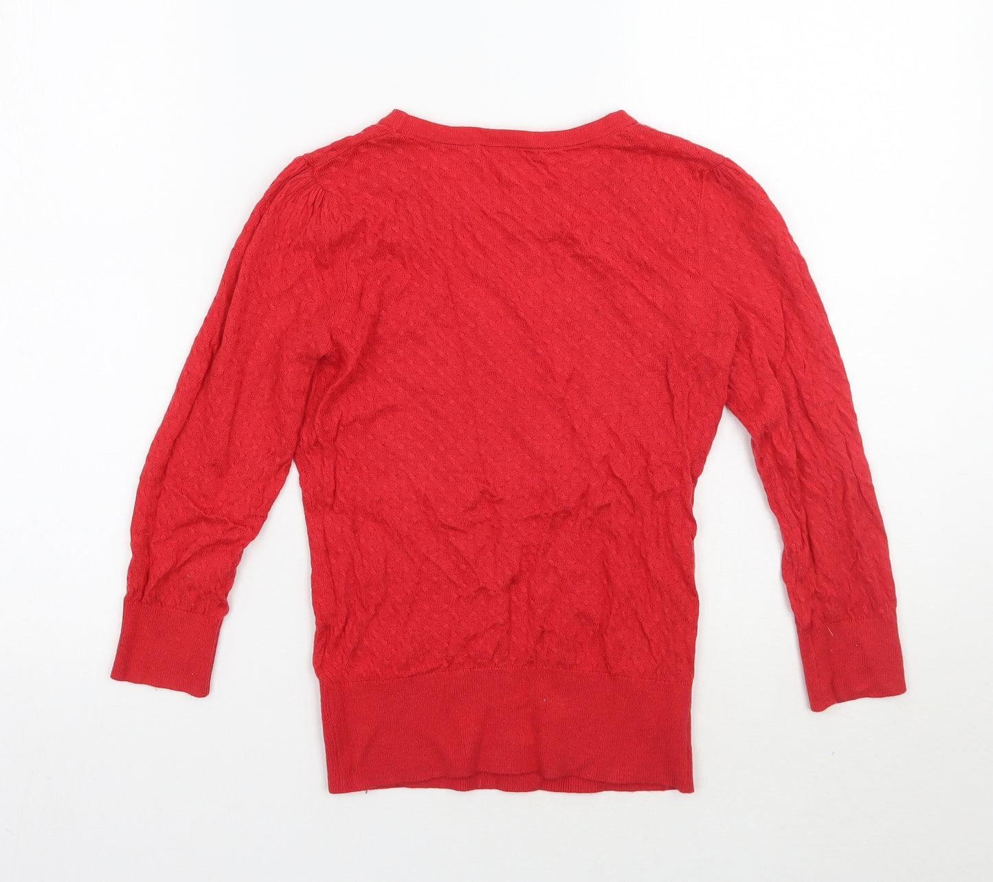 H&M Womens Red   Pullover Jumper Size XS