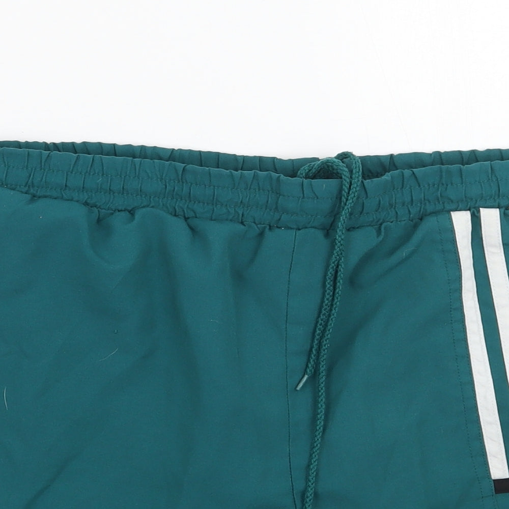 adidas Mens Green   Sweat Shorts Size XS