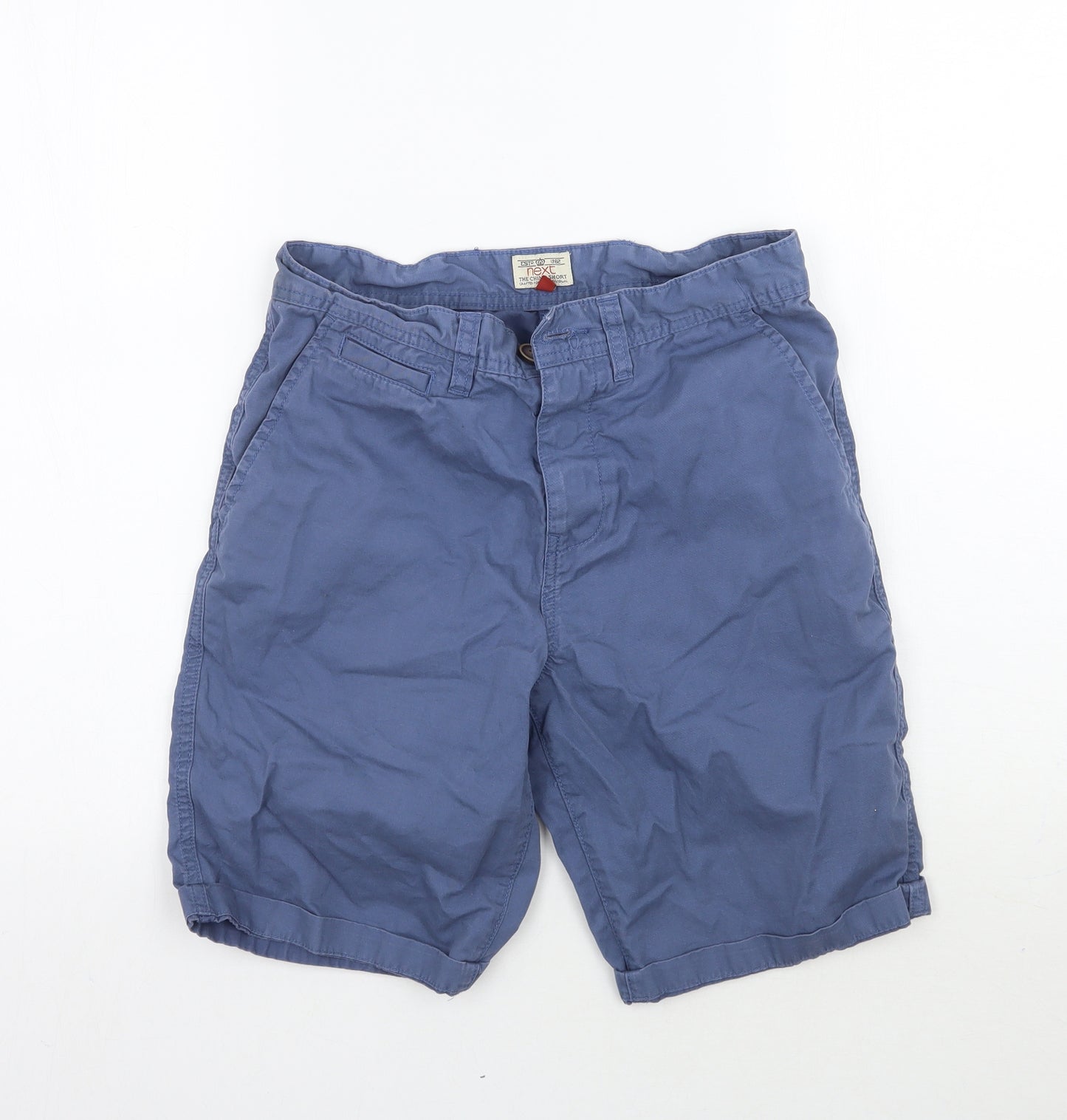 NEXT Mens Blue   Chino Shorts Size 28