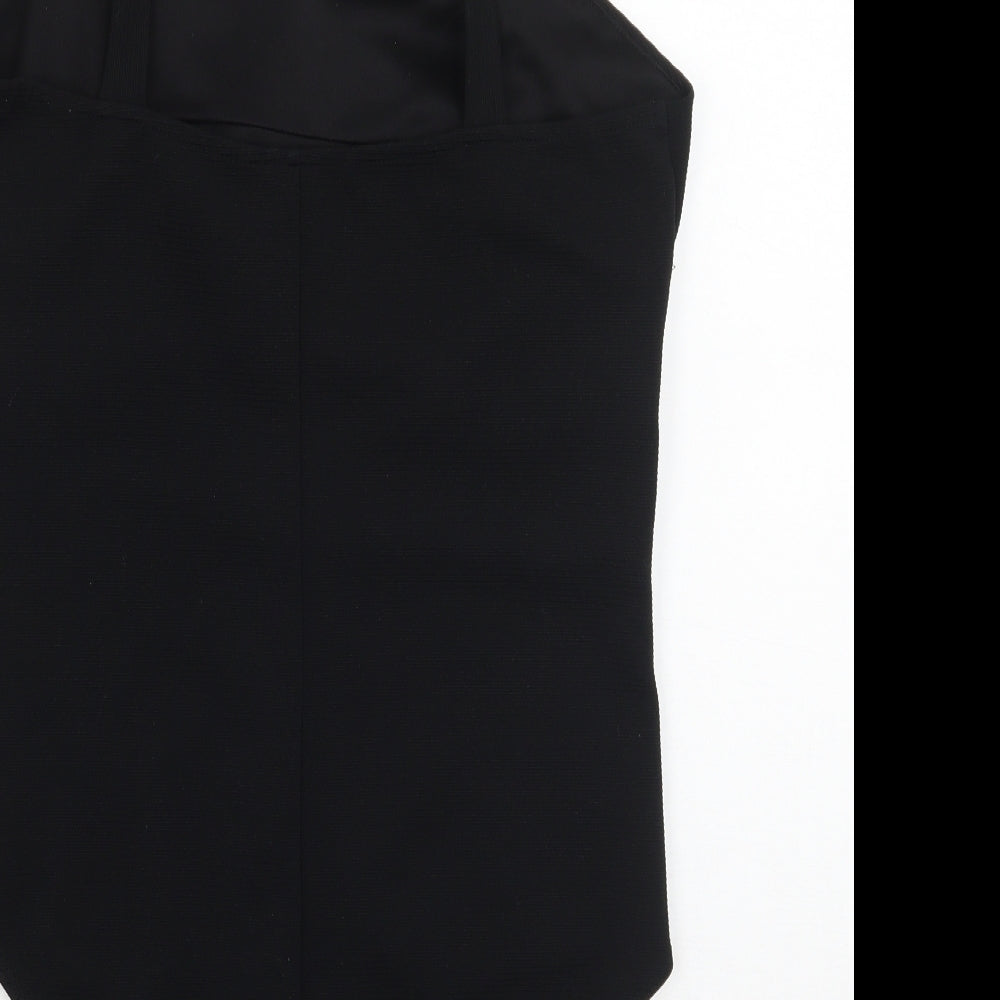 River Island Womens Black   Bodysuit One-Piece Size 14