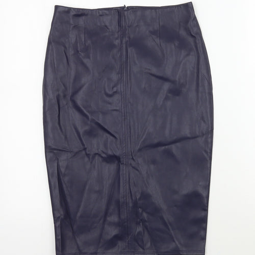 Warehouse Womens Purple   A-Line Skirt Size 8