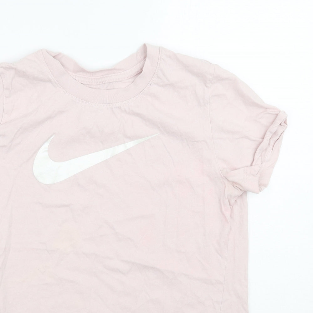 Nike Womens Pink   Basic T-Shirt Size M