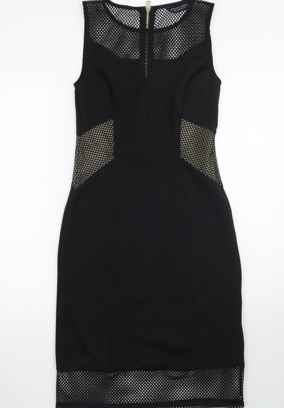 Dorothy Perkins Womens Black   A-Line  Size 10