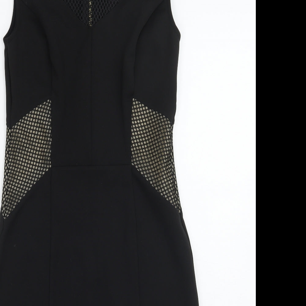 Dorothy Perkins Womens Black   A-Line  Size 10
