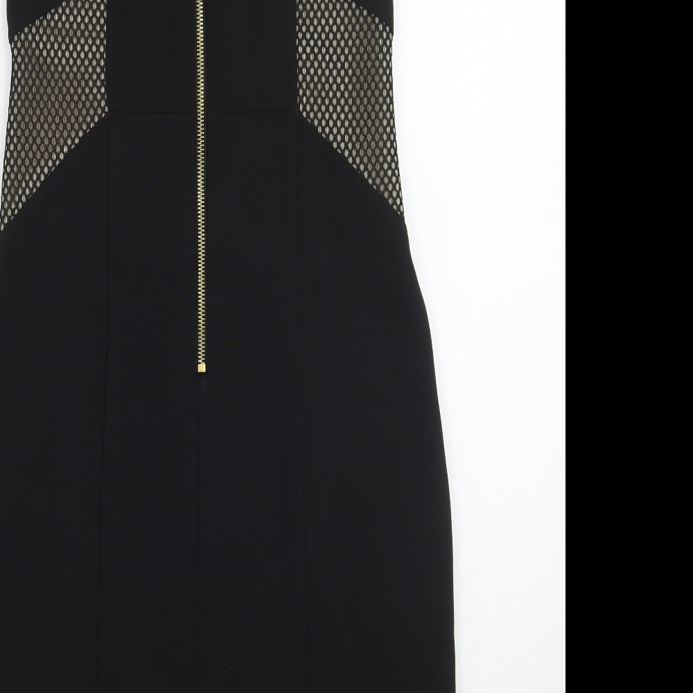 Dorothy Perkins Womens Black   A-Line  Size 10