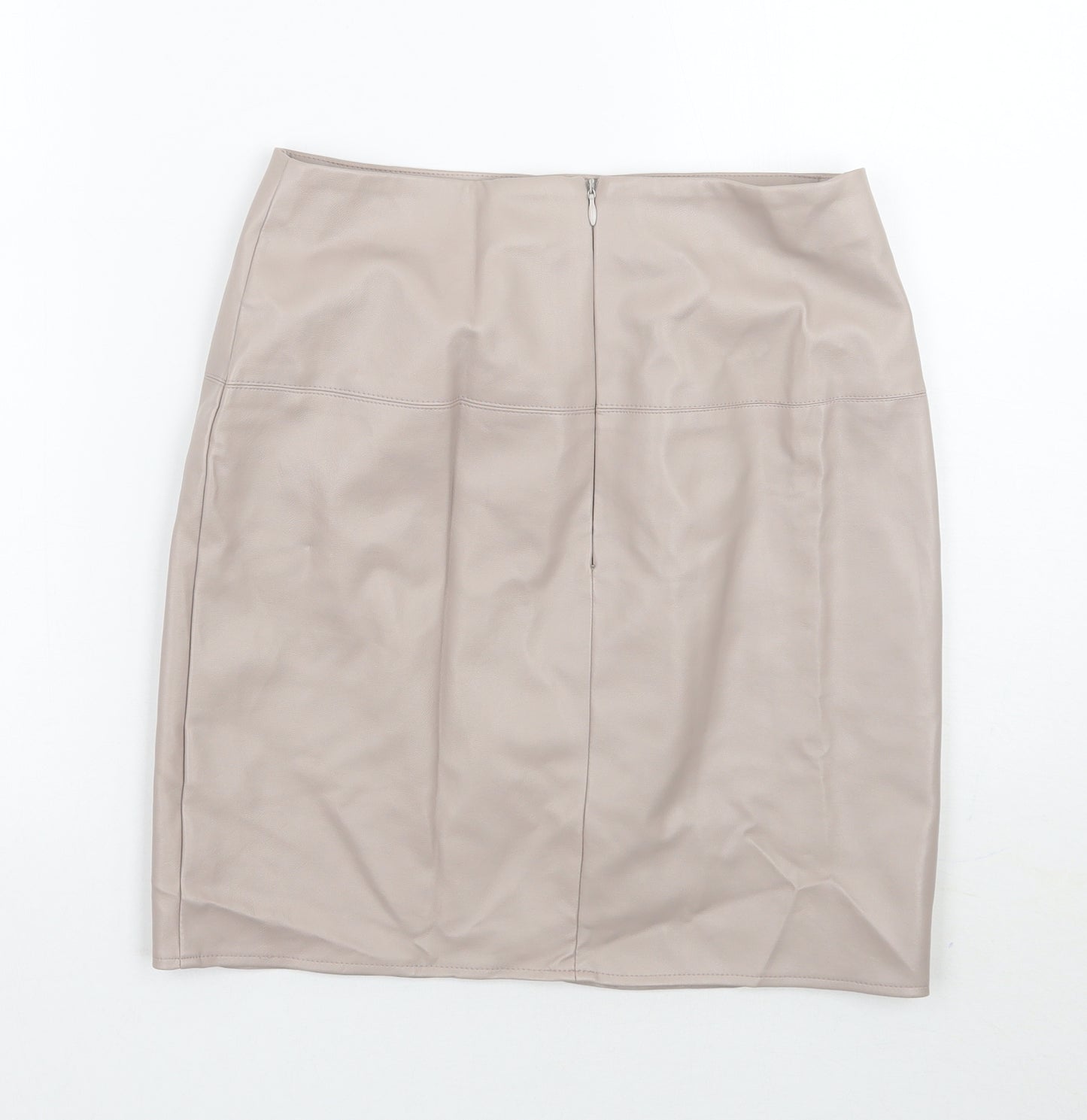 Missguided Womens Grey   A-Line Skirt Size 10