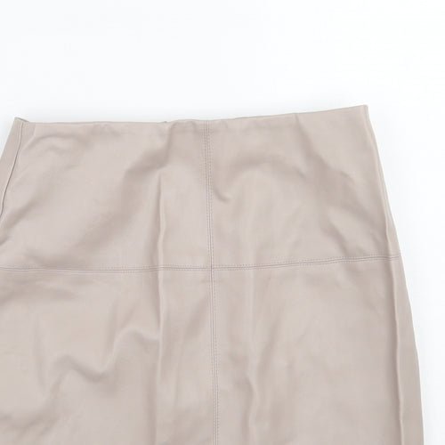 Missguided Womens Grey   A-Line Skirt Size 10