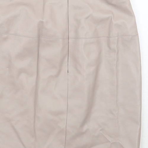 Missguided Womens Grey   A-Line Skirt Size 10