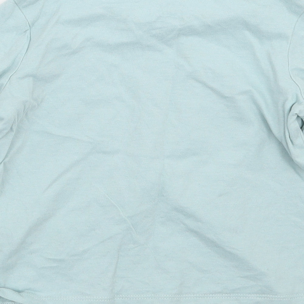 Marks and Spencer Girls Blue   Basic T-Shirt Size 3-4 Years