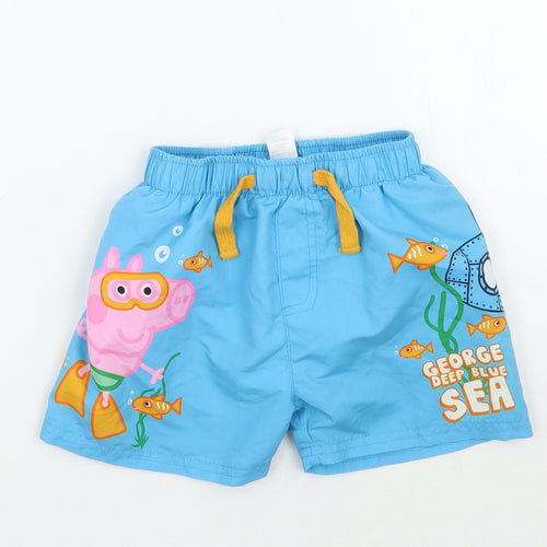 Peppa Pig Boys Blue   Bermuda Shorts Size 2-3 Years