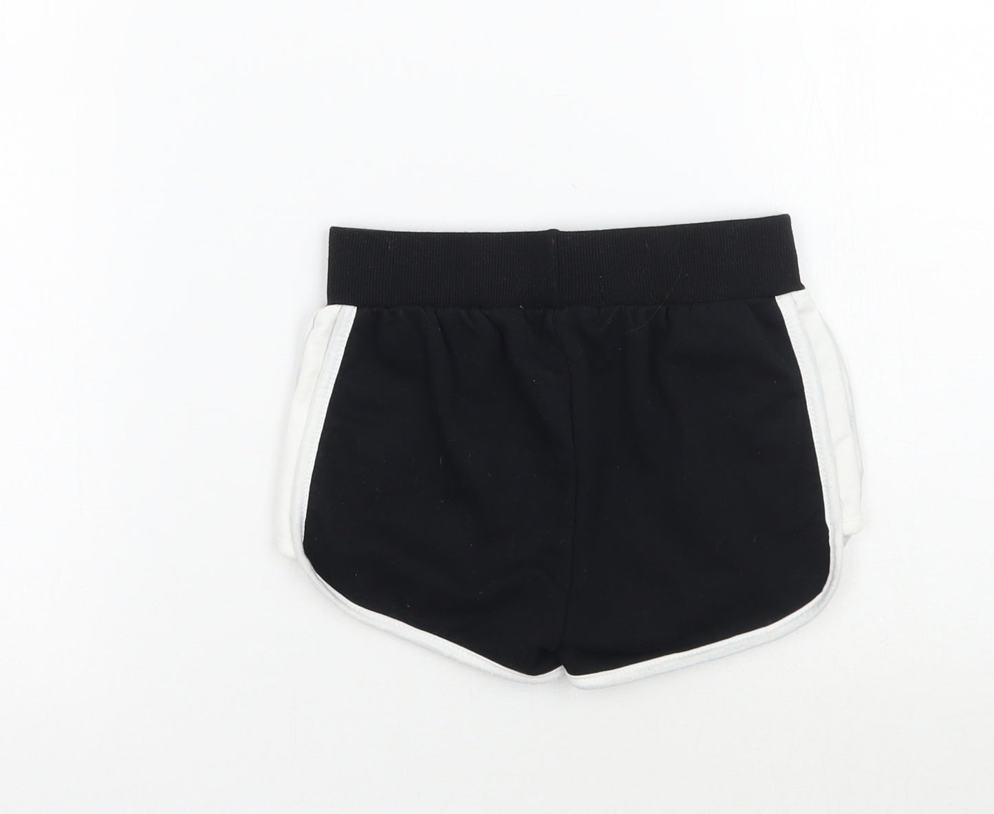 Primark Girls Black   Sweat Shorts Size 3-4 Years