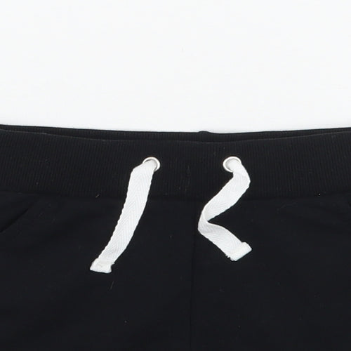 Primark Girls Black   Sweat Shorts Size 3-4 Years