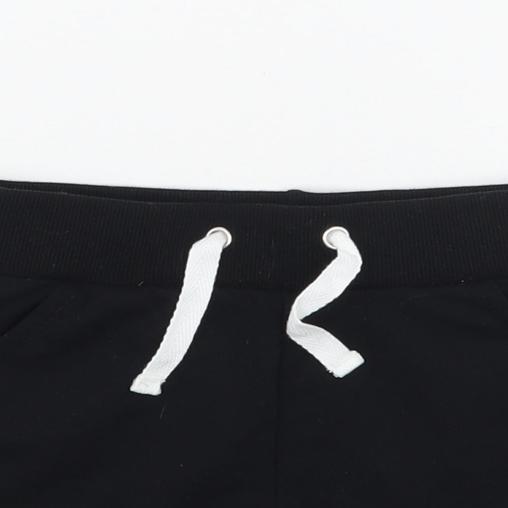 Primark Girls Black   Sweat Shorts Size 3-4 Years