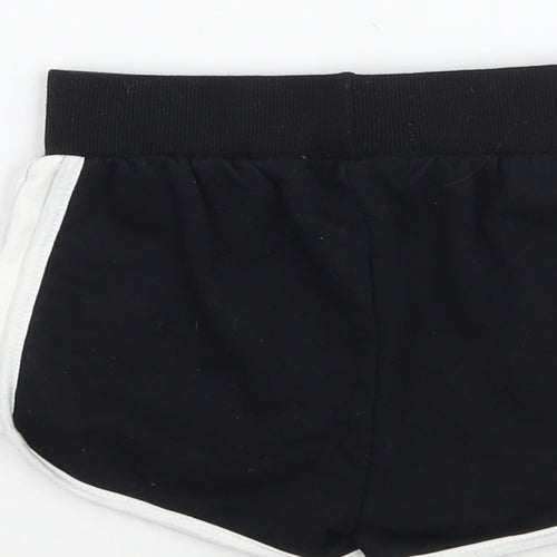 Primark Girls Black   Sweat Shorts Size 3-4 Years