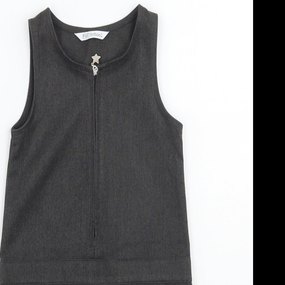 F&F Girls Grey   A-Line  Size 3-4 Years