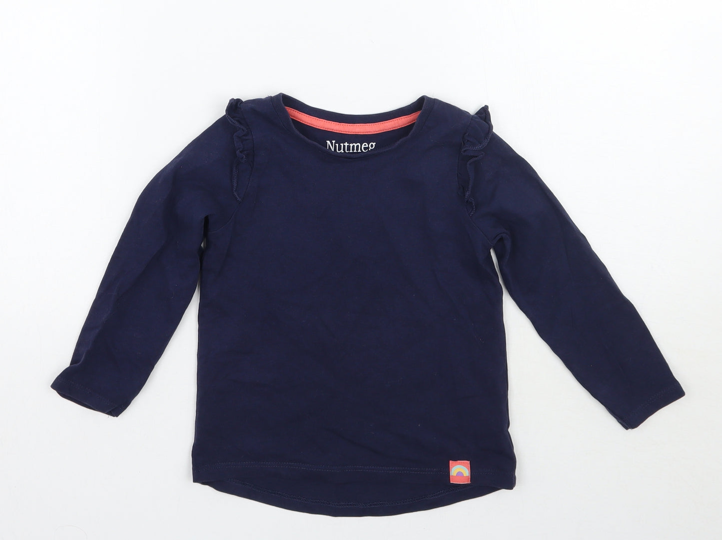 Nutmeg Girls Blue   Camisole T-Shirt Size 3-4 Years