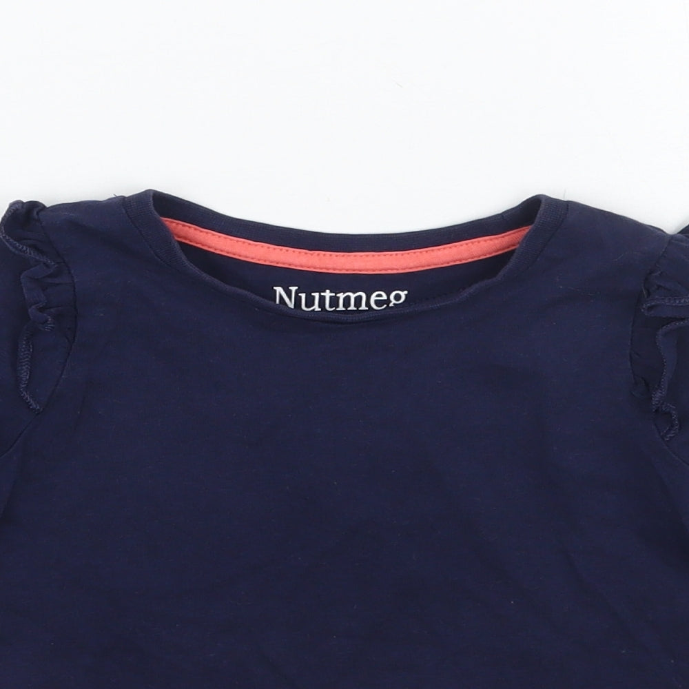Nutmeg Girls Blue   Camisole T-Shirt Size 3-4 Years
