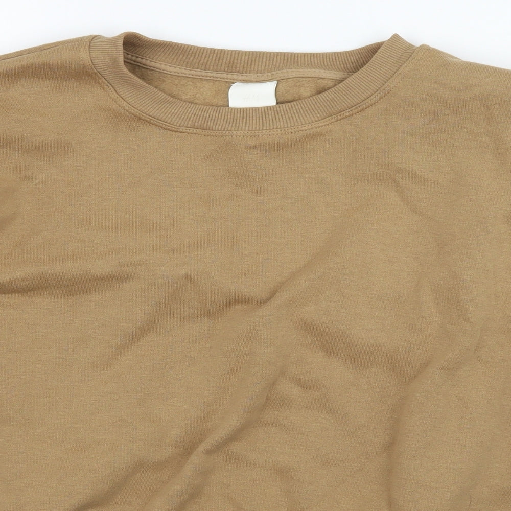 H&M Womens Brown   Pullover Jumper Size M