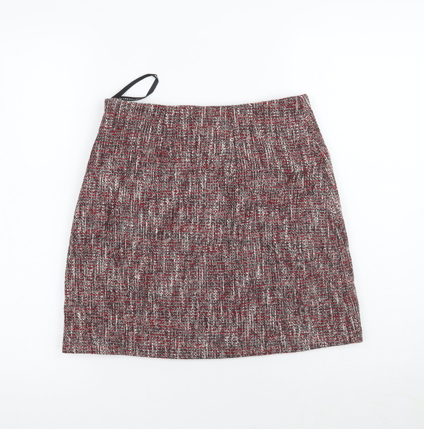 Warehouse Womens Red  Rayon A-Line Skirt Size 6