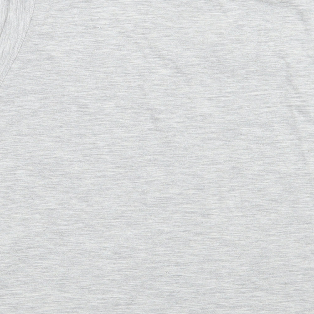 Primark Womens Grey   Cropped T-Shirt Size L