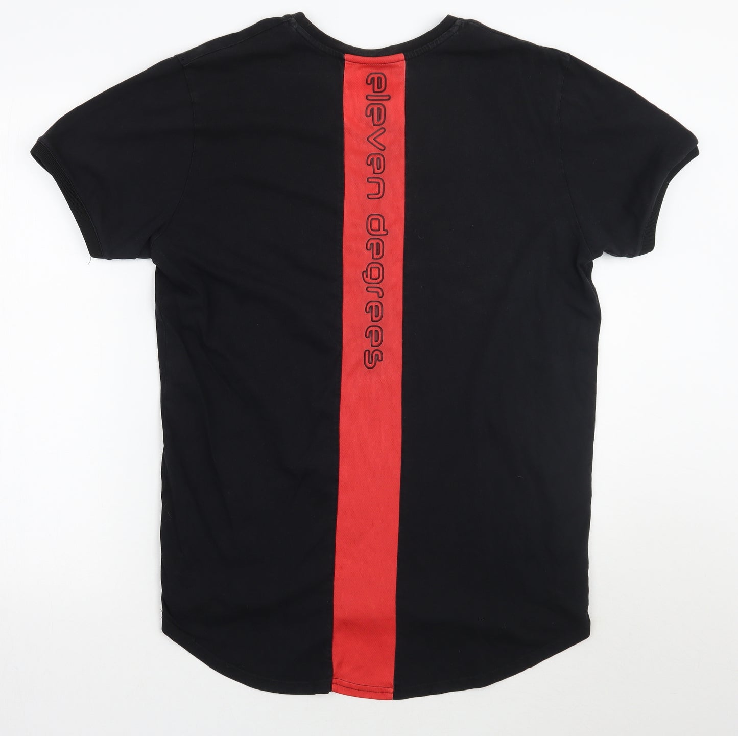 11 degrees Mens Black    T-Shirt Size L