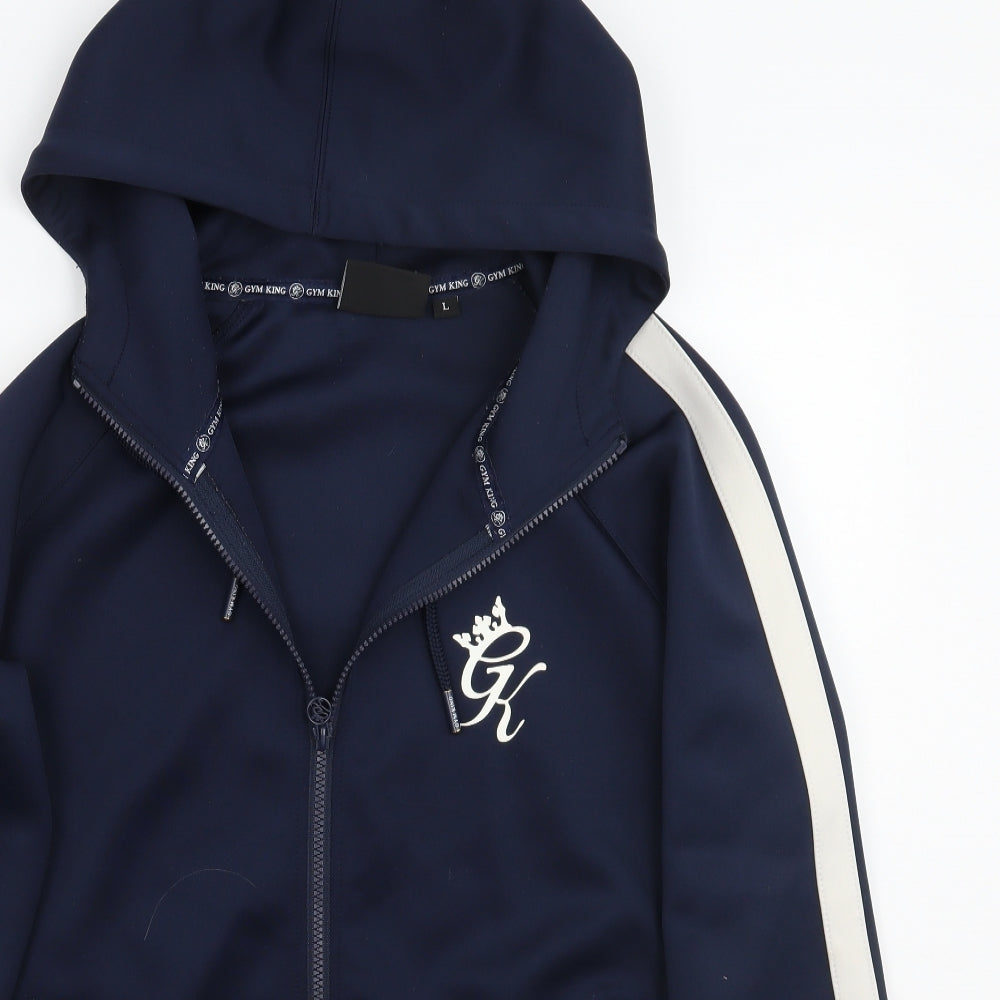 Gym King Mens Blue   Jacket Coat Size L