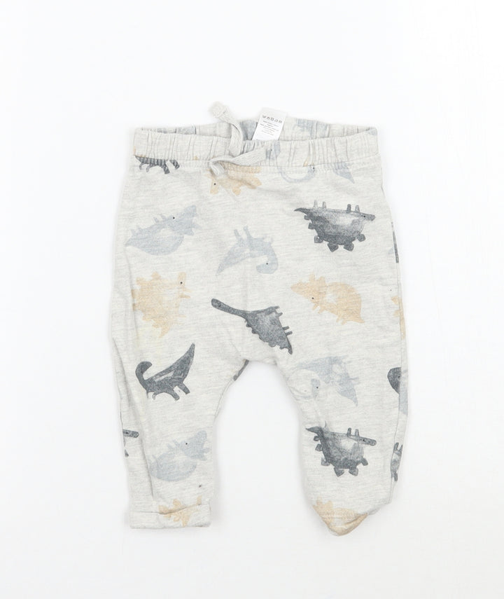 TU Baby Grey Geometric  Sweatpants Trousers Size 3-6 Months