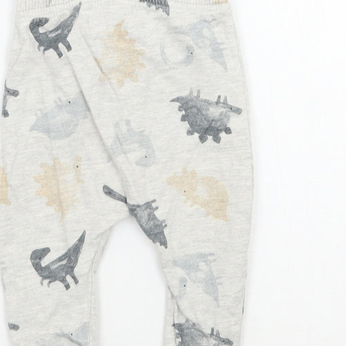 TU Baby Grey Geometric  Sweatpants Trousers Size 3-6 Months