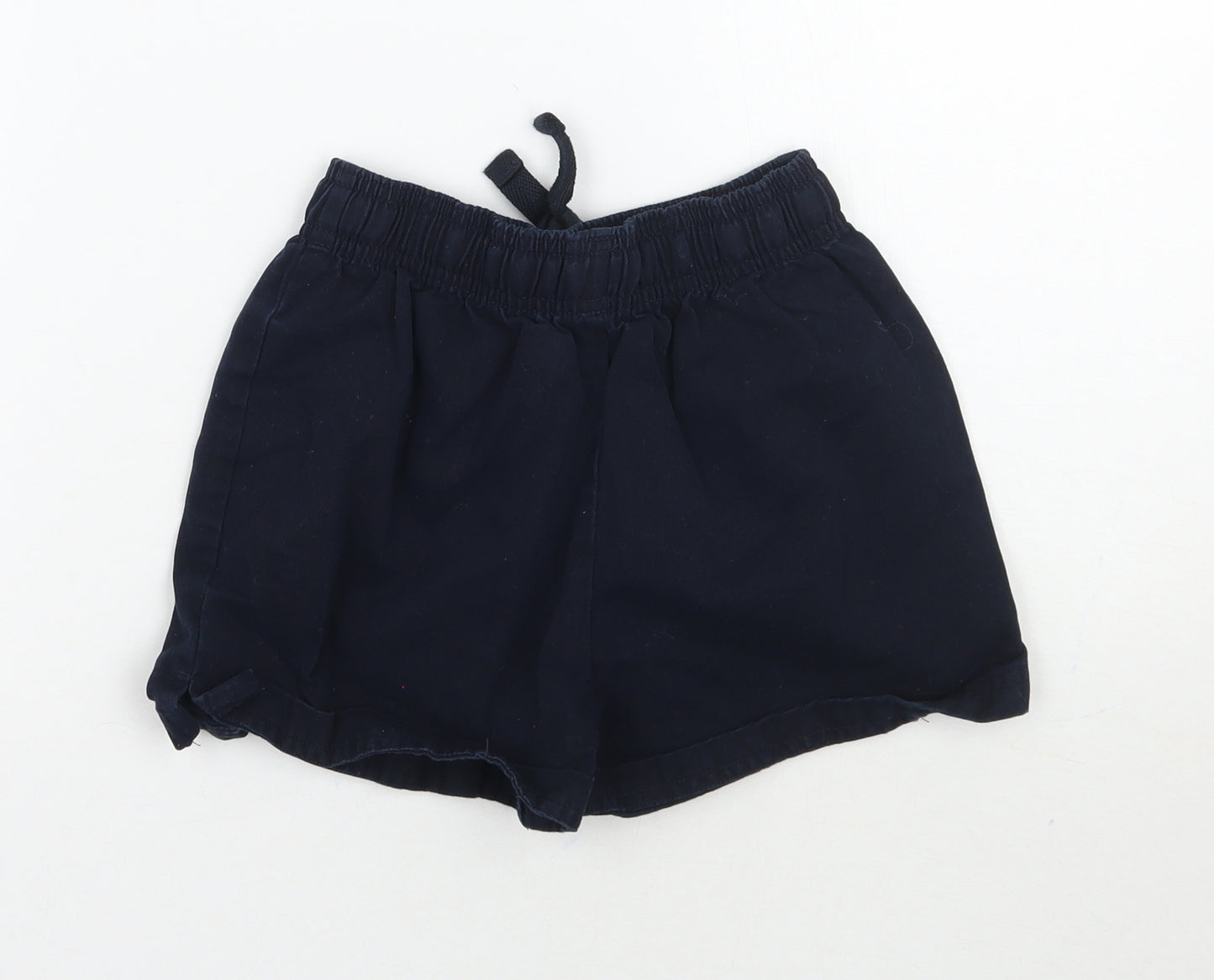 Marks and Spencer Girls Blue   Sweat Shorts Size 6-7 Years
