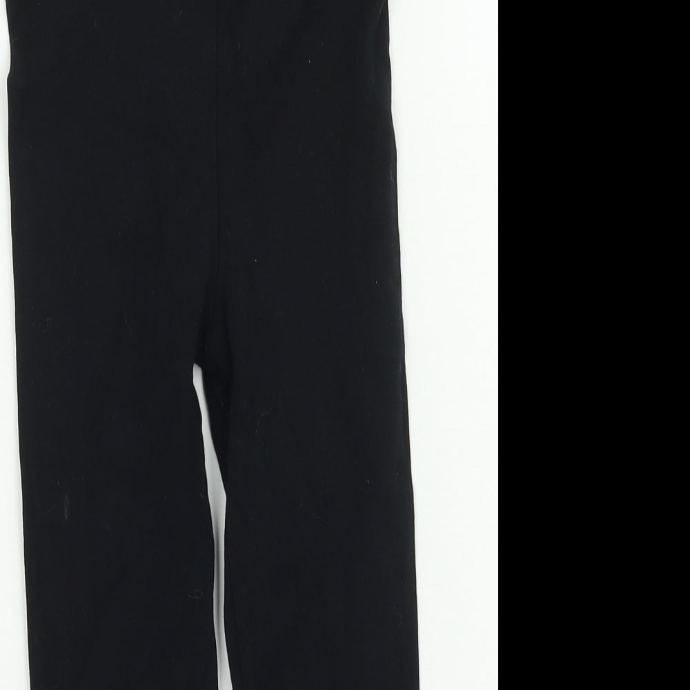 George Girls Black   Jegging Trousers Size 5-6 Years