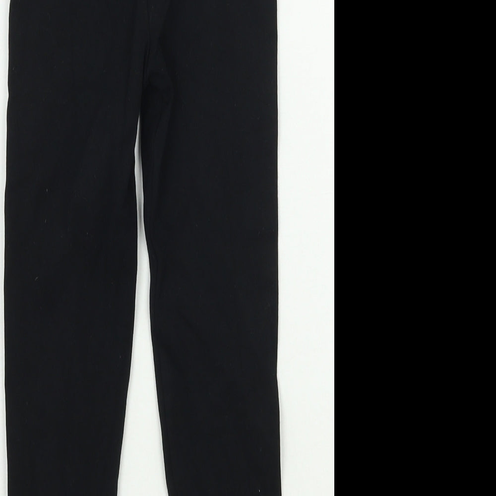 George Girls Black   Jegging Trousers Size 5-6 Years
