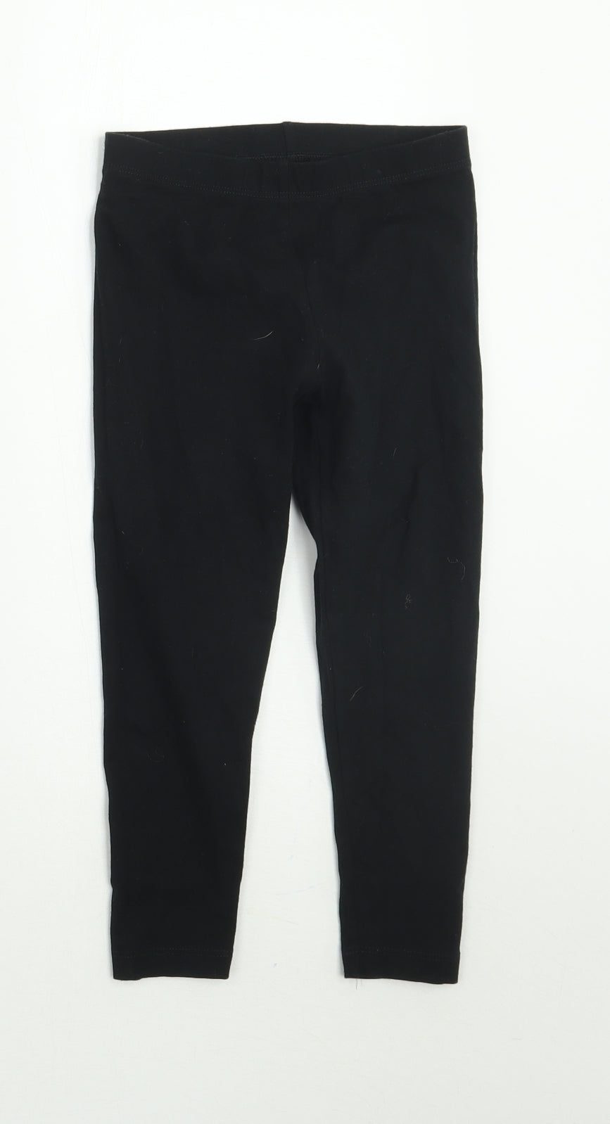 George Girls Black   Jegging Trousers Size 5-6 Years