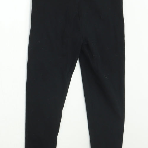 George Girls Black   Jegging Trousers Size 5-6 Years