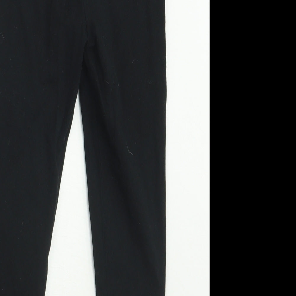 George Girls Black   Jegging Trousers Size 5-6 Years