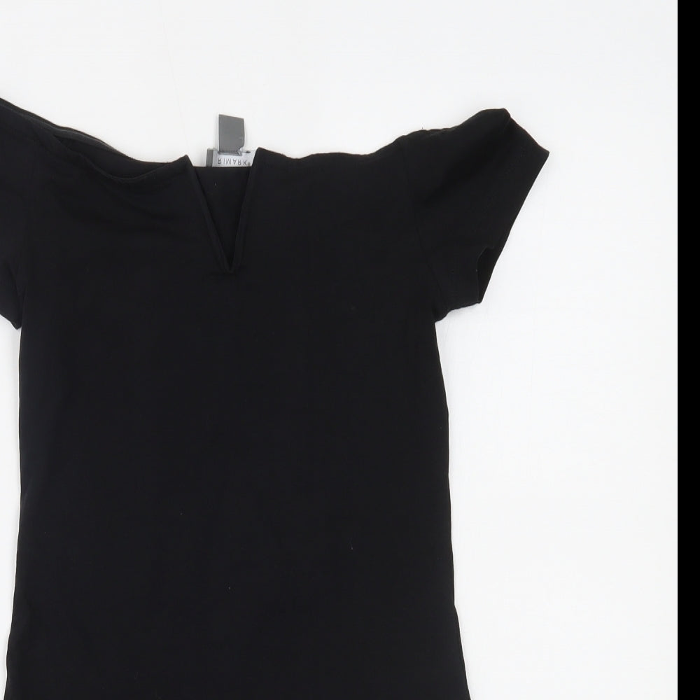 Primark Womens Black   Bodysuit One-Piece Size XS