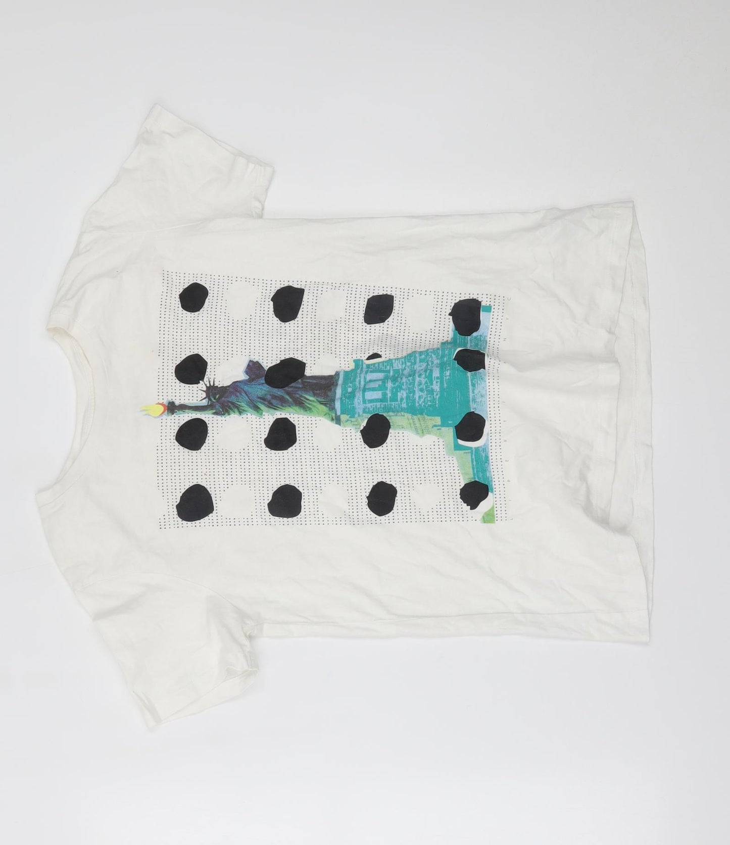 River Island Boys White   Basic T-Shirt Size 11-12 Years