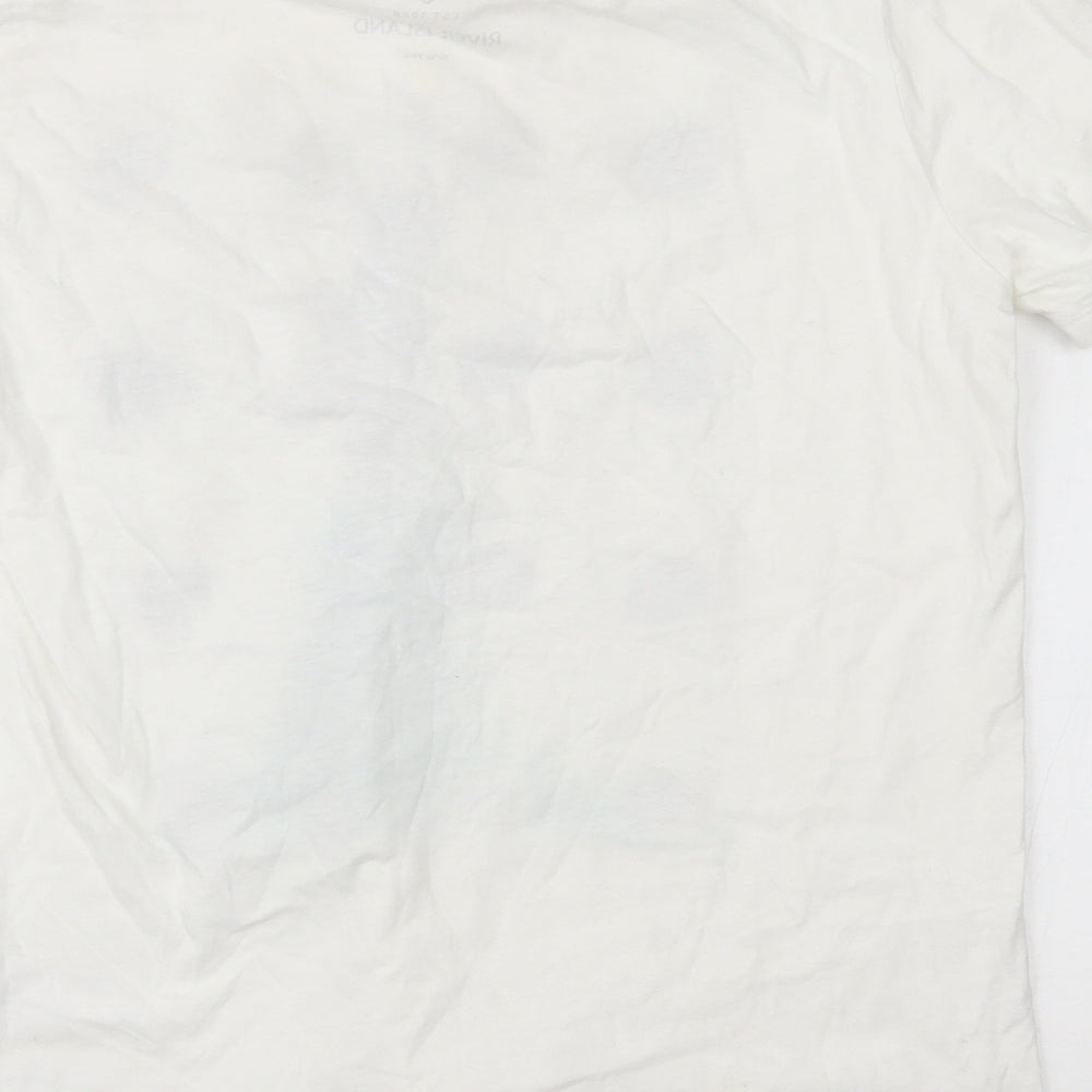 River Island Boys White   Basic T-Shirt Size 11-12 Years