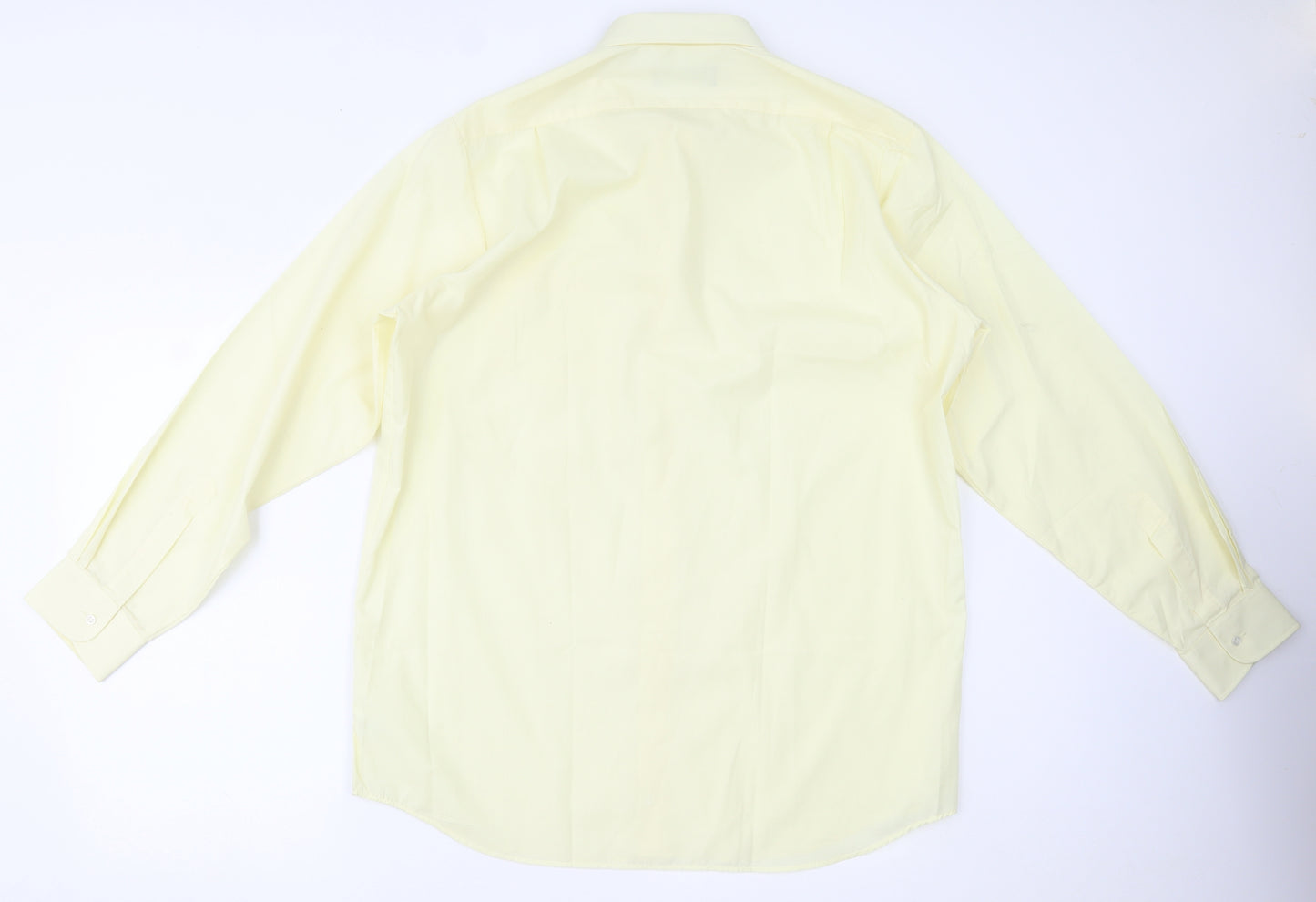 Debenhams Mens Yellow    Dress Shirt Size 16.5