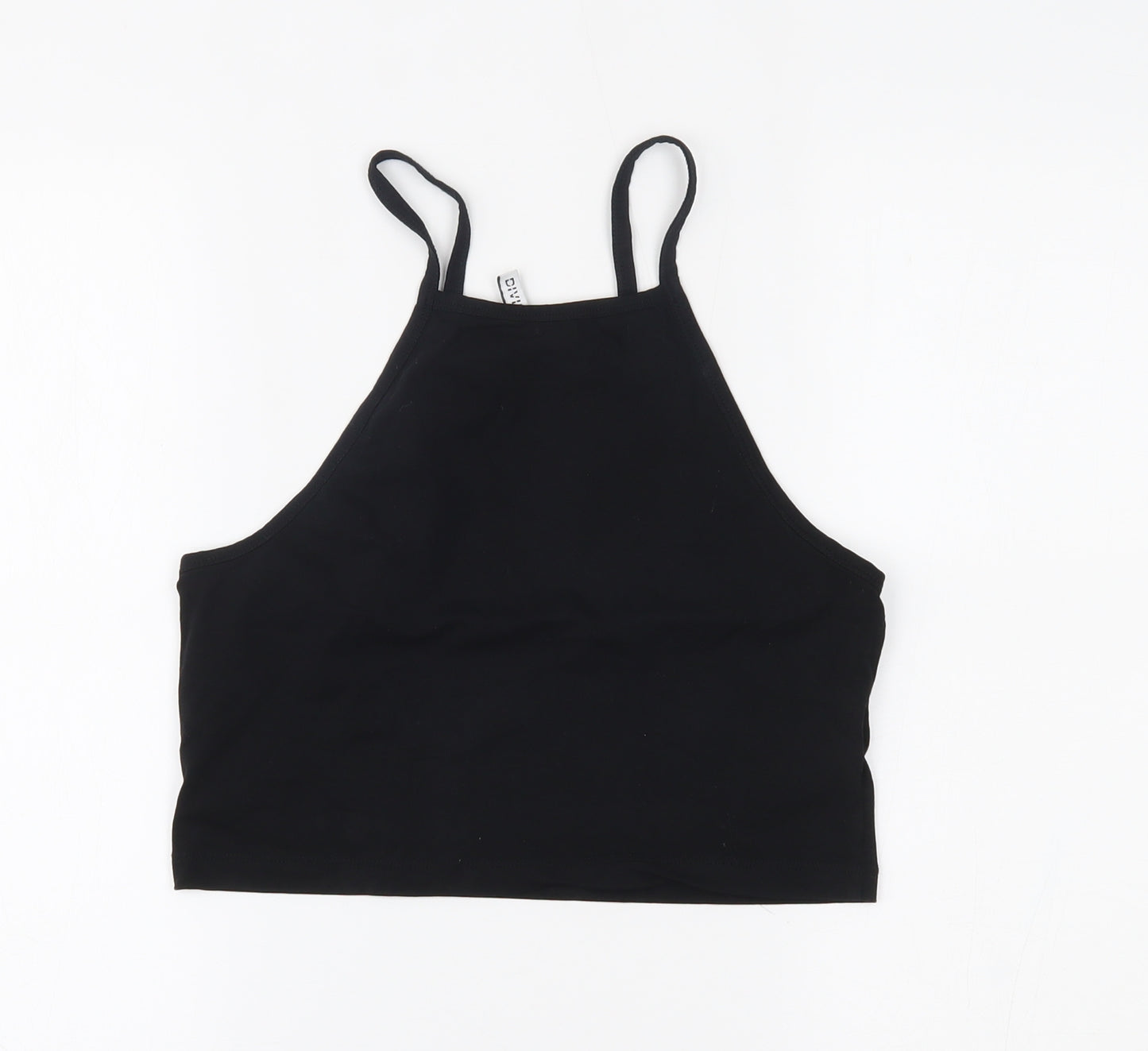 H&M Womens Black   Cropped Tank Size M