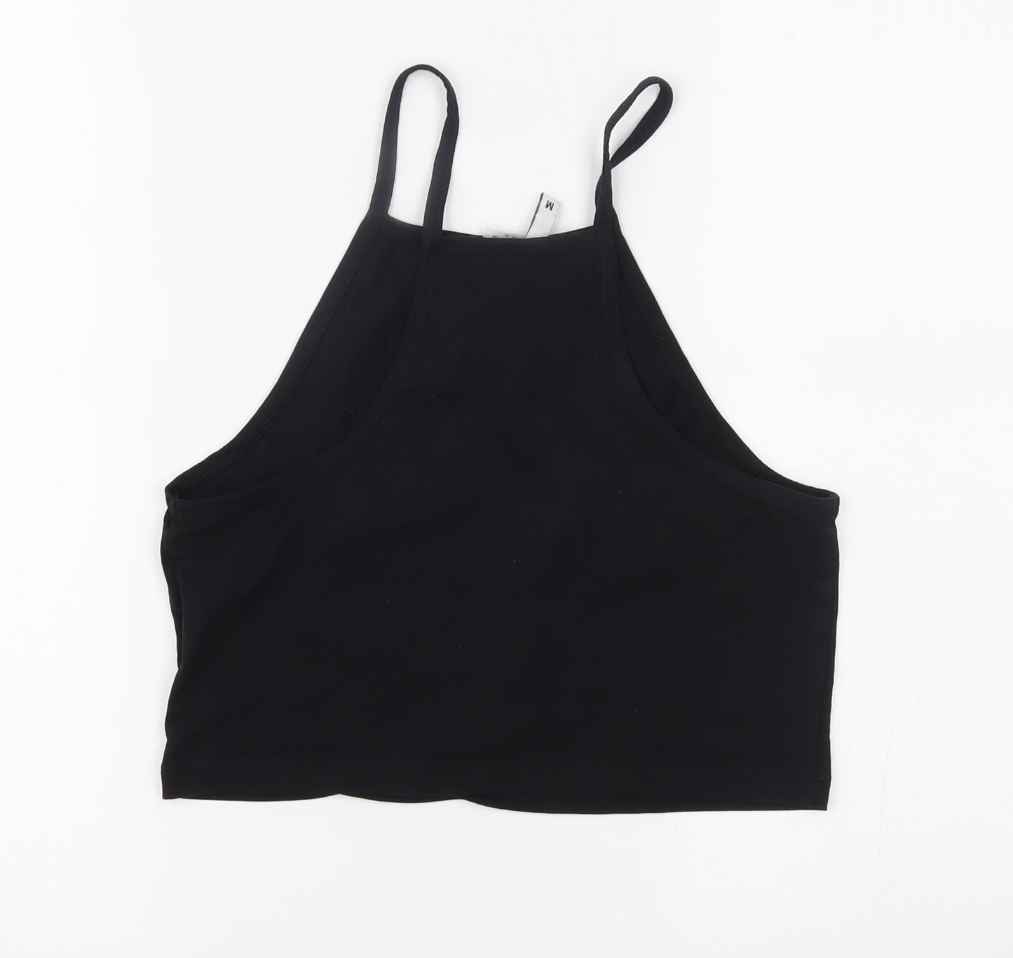 H&M Womens Black   Cropped Tank Size M