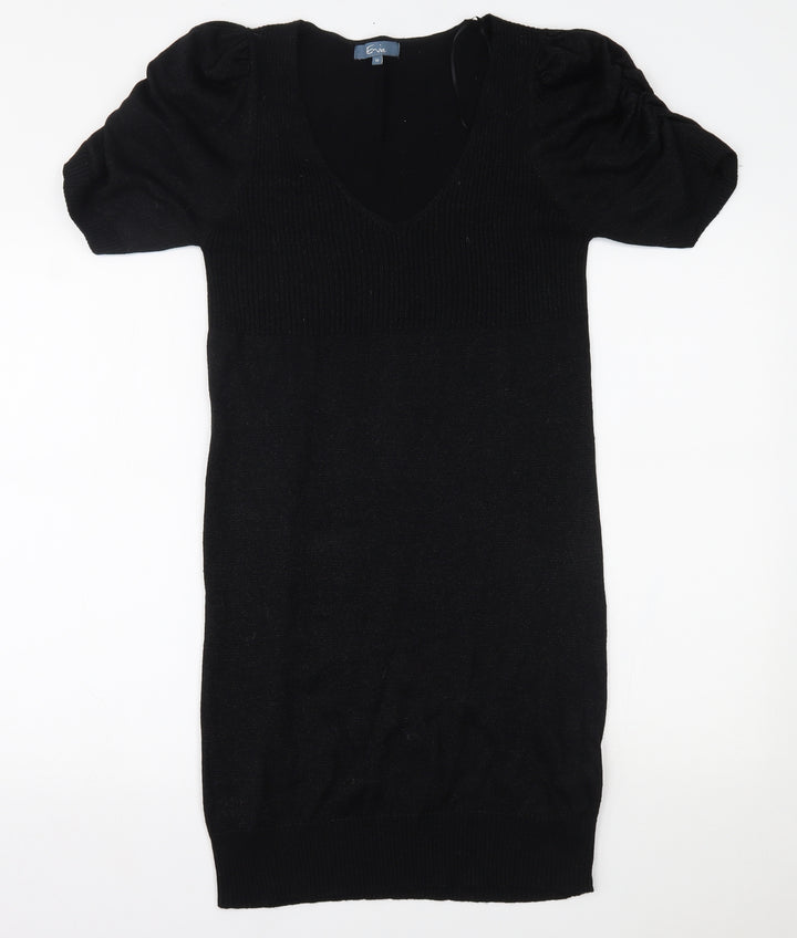 eVIE Womens Black Bodycon Size 12