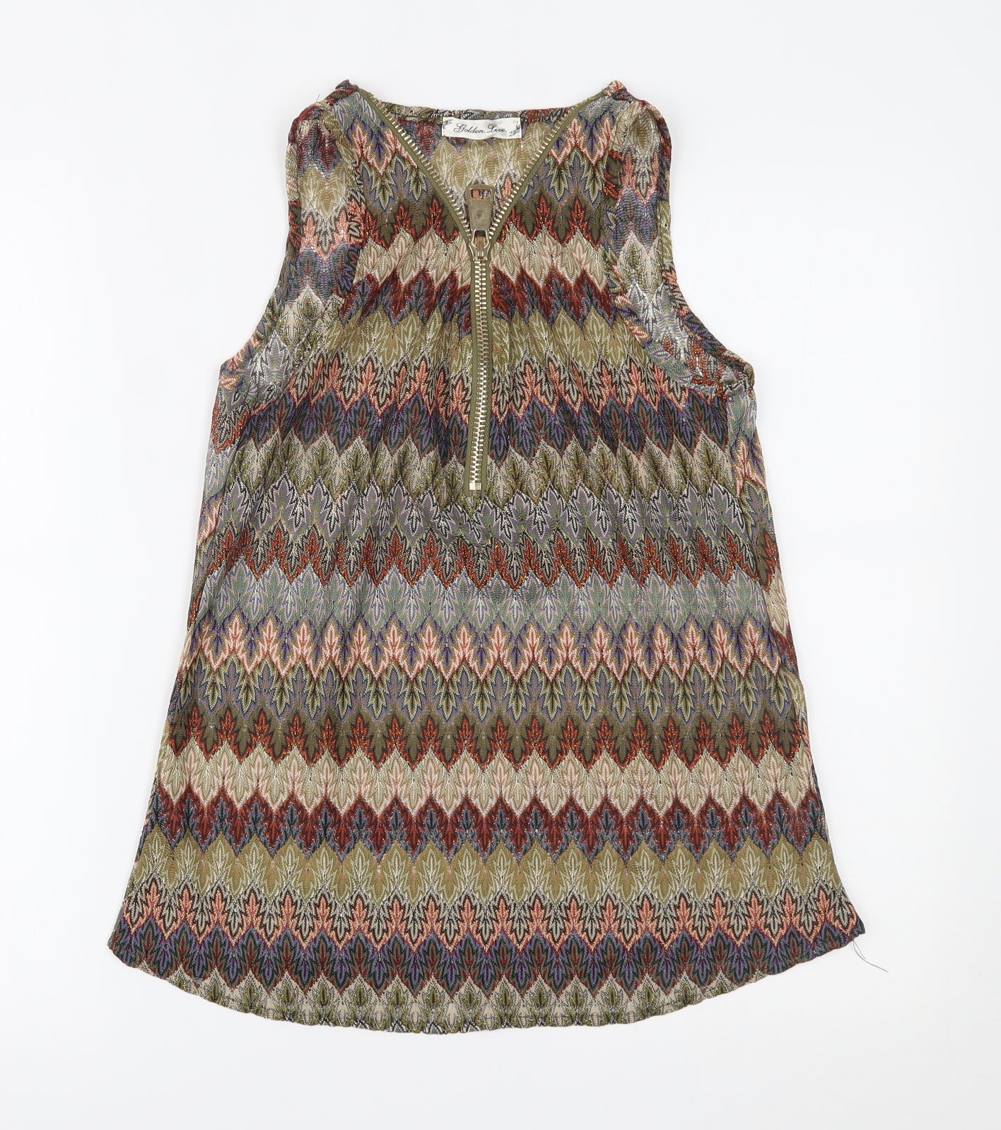golden live Womens Multicoloured   Basic Tank One Size